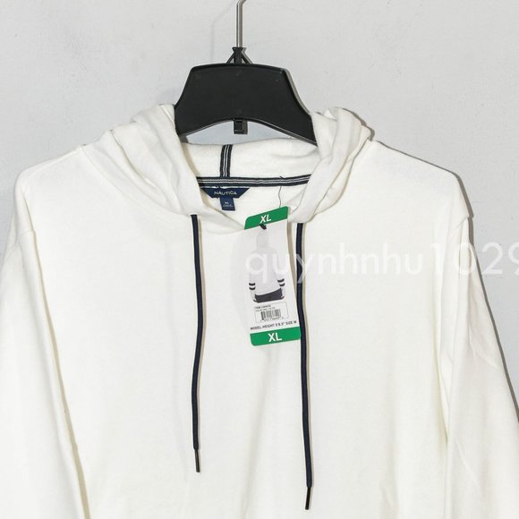 Nautica Ladies' Hoodie  in WHITE - Picture 6 of 8